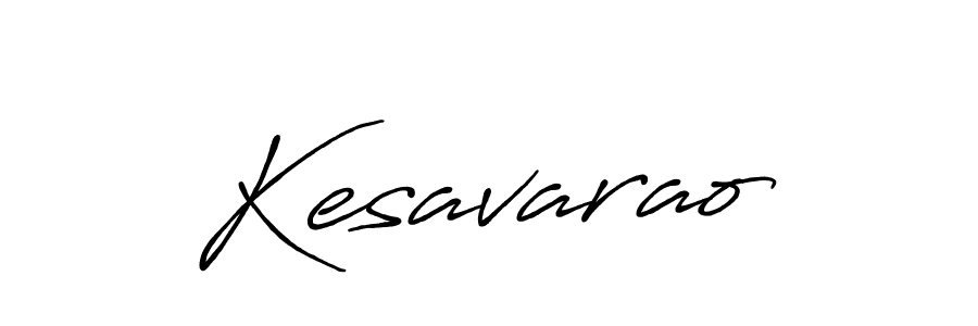 Use a signature maker to create a handwritten signature online. With this signature software, you can design (Antro_Vectra_Bolder) your own signature for name Kesavarao. Kesavarao signature style 7 images and pictures png