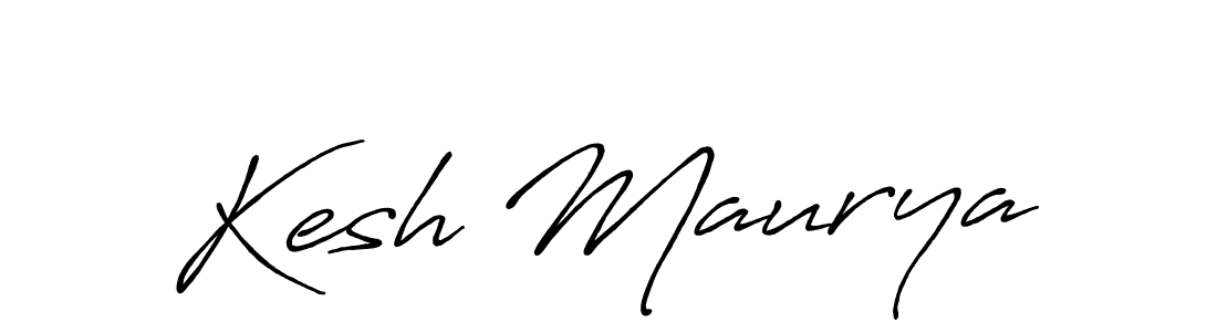 Make a short Kesh Maurya signature style. Manage your documents anywhere anytime using Antro_Vectra_Bolder. Create and add eSignatures, submit forms, share and send files easily. Kesh Maurya signature style 7 images and pictures png