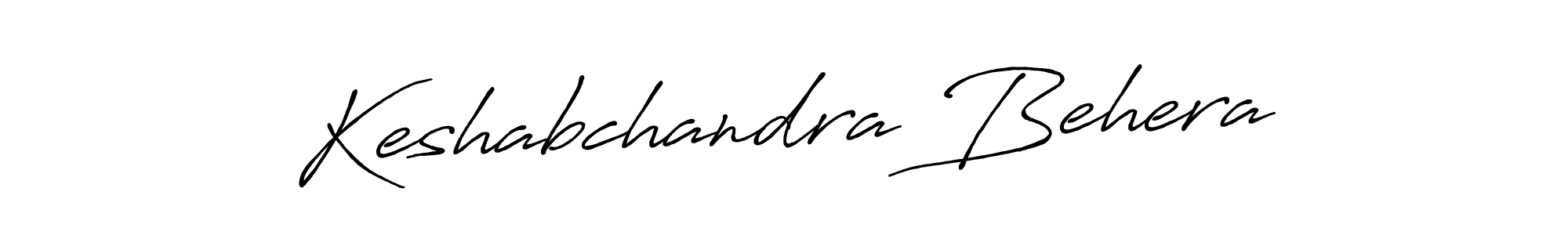 Design your own signature with our free online signature maker. With this signature software, you can create a handwritten (Antro_Vectra_Bolder) signature for name Keshabchandra Behera. Keshabchandra Behera signature style 7 images and pictures png
