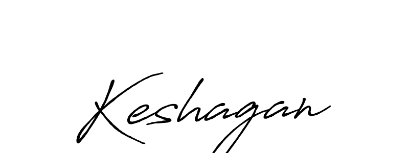 Design your own signature with our free online signature maker. With this signature software, you can create a handwritten (Antro_Vectra_Bolder) signature for name Keshagan. Keshagan signature style 7 images and pictures png