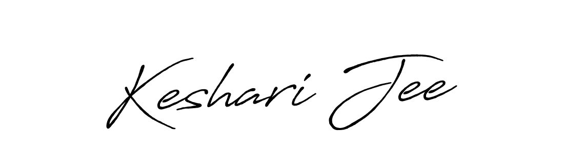 Antro_Vectra_Bolder is a professional signature style that is perfect for those who want to add a touch of class to their signature. It is also a great choice for those who want to make their signature more unique. Get Keshari Jee name to fancy signature for free. Keshari Jee signature style 7 images and pictures png