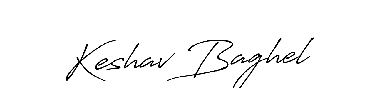 Create a beautiful signature design for name Keshav Baghel. With this signature (Antro_Vectra_Bolder) fonts, you can make a handwritten signature for free. Keshav Baghel signature style 7 images and pictures png