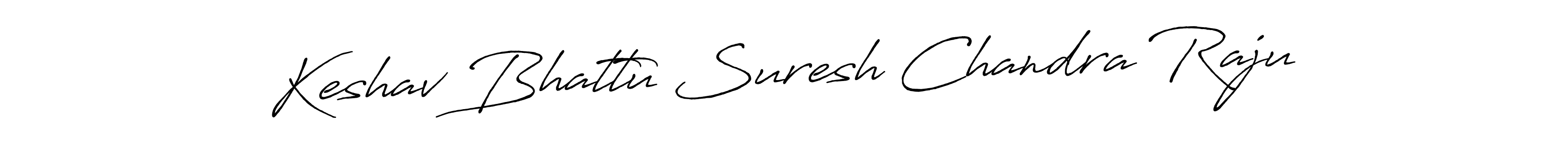 Also we have Keshav Bhattu Suresh Chandra Raju name is the best signature style. Create professional handwritten signature collection using Antro_Vectra_Bolder autograph style. Keshav Bhattu Suresh Chandra Raju signature style 7 images and pictures png