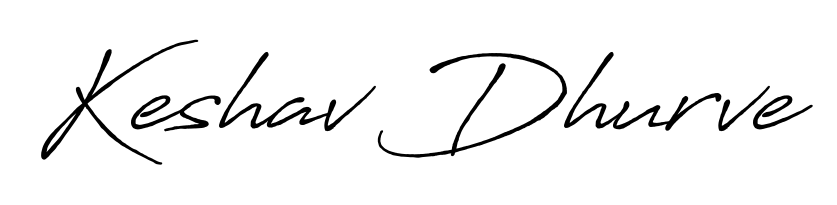 A stylish, flowing autograph style designed for name Keshav Dhurve using Antro_Vectra_Bolder typography. Perfect for digital creative projects. Keshav Dhurve signature style 7 images and pictures png