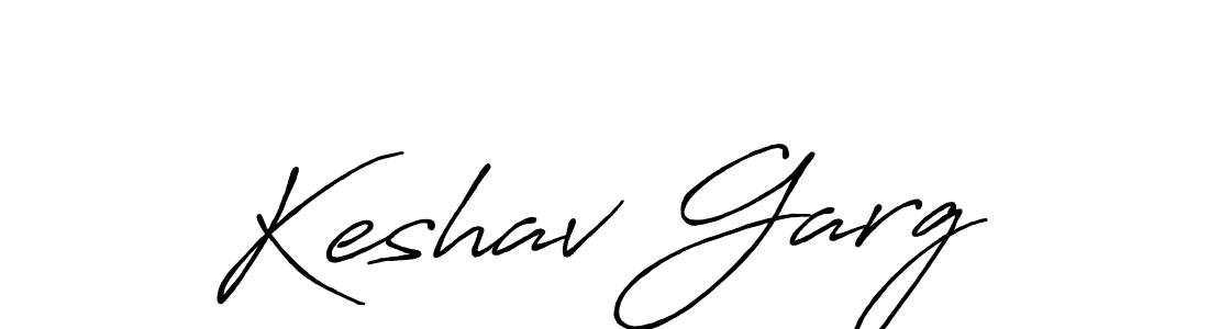 The best way (Antro_Vectra_Bolder) to make a short signature is to pick only two or three words in your name. The name Keshav Garg include a total of six letters. For converting this name. Keshav Garg signature style 7 images and pictures png