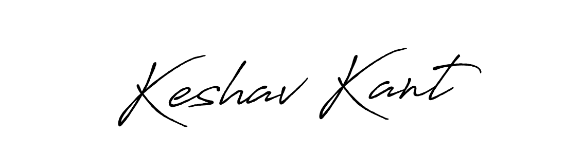 Design your own signature with our free online signature maker. With this signature software, you can create a handwritten (Antro_Vectra_Bolder) signature for name Keshav Kant. Keshav Kant signature style 7 images and pictures png