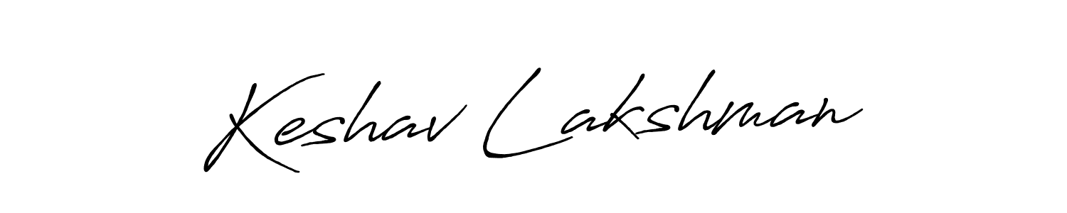 Also we have Keshav Lakshman name is the best signature style. Create professional handwritten signature collection using Antro_Vectra_Bolder autograph style. Keshav Lakshman signature style 7 images and pictures png