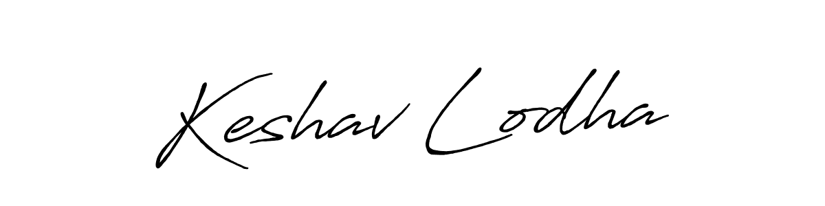 Create a beautiful signature design for name Keshav Lodha. With this signature (Antro_Vectra_Bolder) fonts, you can make a handwritten signature for free. Keshav Lodha signature style 7 images and pictures png