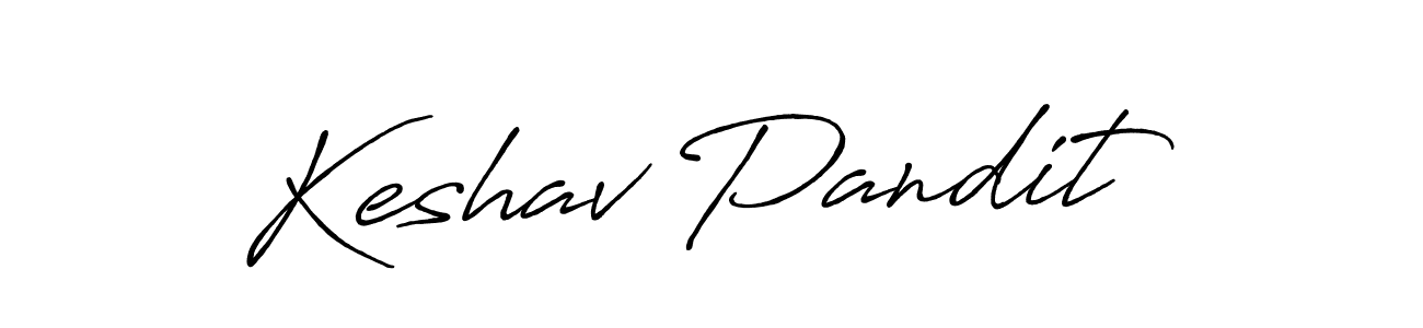 Also You can easily find your signature by using the search form. We will create Keshav Pandit name handwritten signature images for you free of cost using Antro_Vectra_Bolder sign style. Keshav Pandit signature style 7 images and pictures png