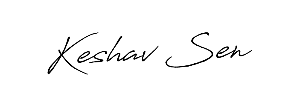 Make a beautiful signature design for name Keshav Sen. Use this online signature maker to create a handwritten signature for free. Keshav Sen signature style 7 images and pictures png