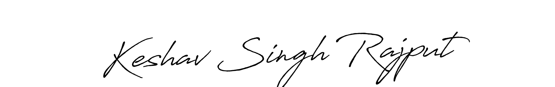 Design your own signature with our free online signature maker. With this signature software, you can create a handwritten (Antro_Vectra_Bolder) signature for name Keshav Singh Rajput. Keshav Singh Rajput signature style 7 images and pictures png