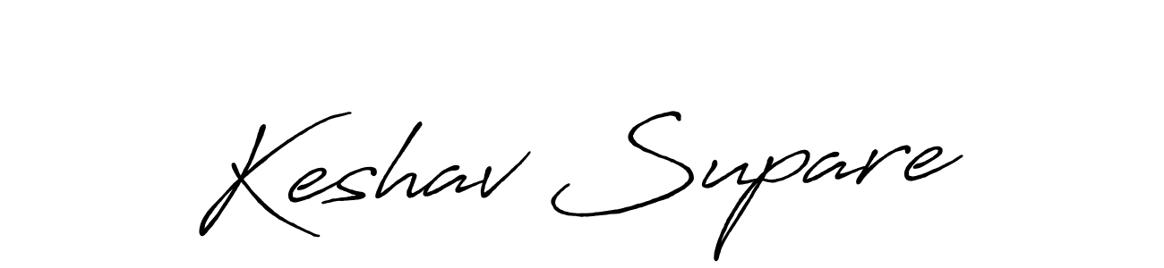 Design your own signature with our free online signature maker. With this signature software, you can create a handwritten (Antro_Vectra_Bolder) signature for name Keshav Supare. Keshav Supare signature style 7 images and pictures png