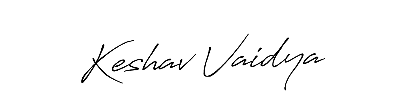 Also we have Keshav Vaidya name is the best signature style. Create professional handwritten signature collection using Antro_Vectra_Bolder autograph style. Keshav Vaidya signature style 7 images and pictures png