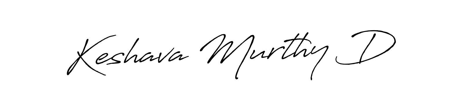 Use a signature maker to create a handwritten signature online. With this signature software, you can design (Antro_Vectra_Bolder) your own signature for name Keshava Murthy D. Keshava Murthy D signature style 7 images and pictures png