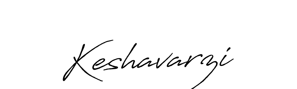 Create a beautiful signature design for name Keshavarzi. With this signature (Antro_Vectra_Bolder) fonts, you can make a handwritten signature for free. Keshavarzi signature style 7 images and pictures png