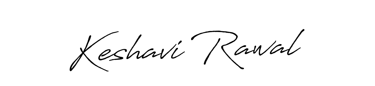 Use a signature maker to create a handwritten signature online. With this signature software, you can design (Antro_Vectra_Bolder) your own signature for name Keshavi Rawal. Keshavi Rawal signature style 7 images and pictures png