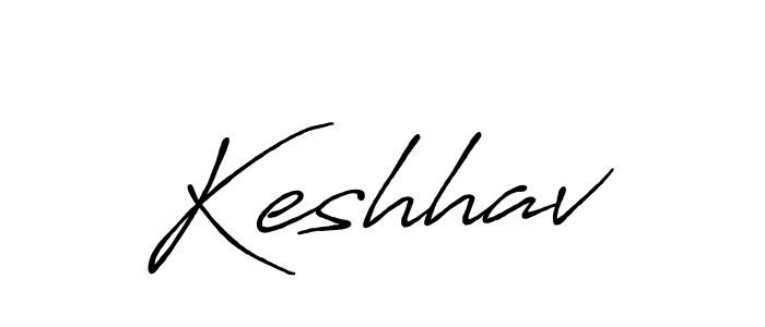 Design your own signature with our free online signature maker. With this signature software, you can create a handwritten (Antro_Vectra_Bolder) signature for name Keshhav. Keshhav signature style 7 images and pictures png