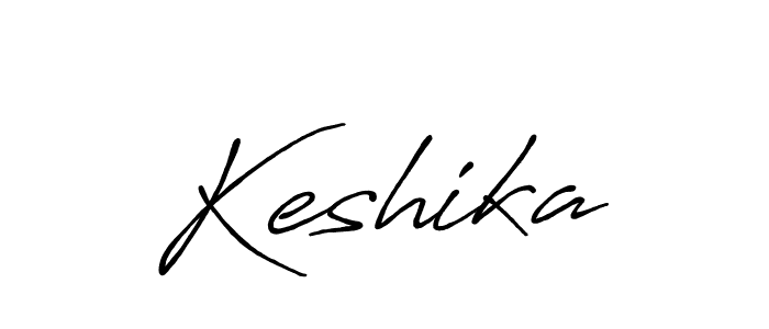 Also we have Keshika name is the best signature style. Create professional handwritten signature collection using Antro_Vectra_Bolder autograph style. Keshika signature style 7 images and pictures png