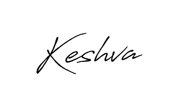 Create a beautiful signature design for name Keshva. With this signature (Antro_Vectra_Bolder) fonts, you can make a handwritten signature for free. Keshva signature style 7 images and pictures png