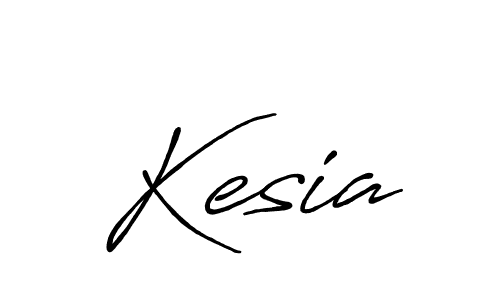 Use a signature maker to create a handwritten signature online. With this signature software, you can design (Antro_Vectra_Bolder) your own signature for name Kesia. Kesia signature style 7 images and pictures png