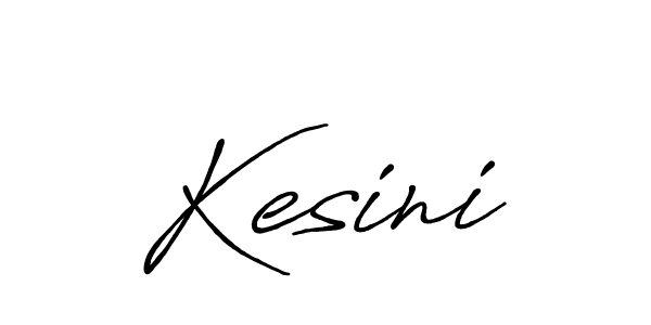 Use a signature maker to create a handwritten signature online. With this signature software, you can design (Antro_Vectra_Bolder) your own signature for name Kesini. Kesini signature style 7 images and pictures png