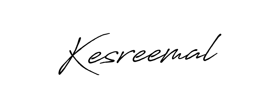 It looks lik you need a new signature style for name Kesreemal. Design unique handwritten (Antro_Vectra_Bolder) signature with our free signature maker in just a few clicks. Kesreemal signature style 7 images and pictures png