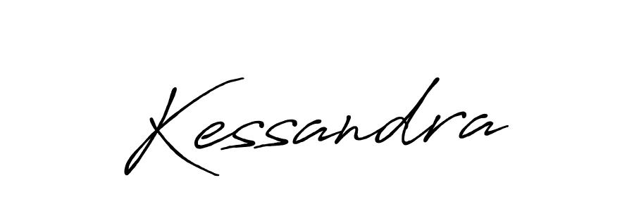 Make a beautiful signature design for name Kessandra. With this signature (Antro_Vectra_Bolder) style, you can create a handwritten signature for free. Kessandra signature style 7 images and pictures png