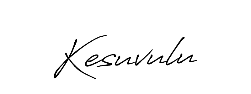 It looks lik you need a new signature style for name Kesuvulu. Design unique handwritten (Antro_Vectra_Bolder) signature with our free signature maker in just a few clicks. Kesuvulu signature style 7 images and pictures png