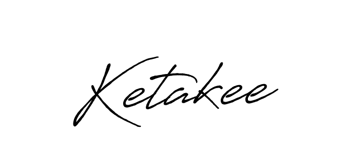 Make a beautiful signature design for name Ketakee. With this signature (Antro_Vectra_Bolder) style, you can create a handwritten signature for free. Ketakee signature style 7 images and pictures png