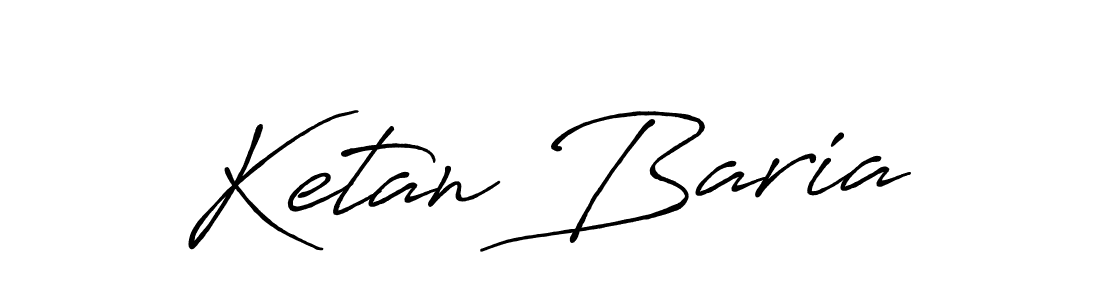 How to Draw Ketan Baria signature style? Antro_Vectra_Bolder is a latest design signature styles for name Ketan Baria. Ketan Baria signature style 7 images and pictures png
