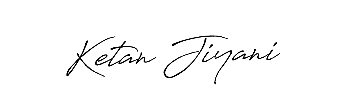 Antro_Vectra_Bolder is a professional signature style that is perfect for those who want to add a touch of class to their signature. It is also a great choice for those who want to make their signature more unique. Get Ketan Jiyani name to fancy signature for free. Ketan Jiyani signature style 7 images and pictures png