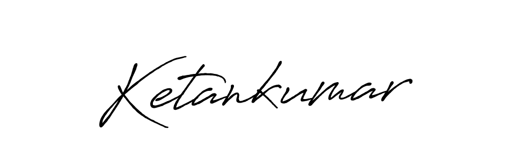 Create a beautiful signature design for name Ketankumar. With this signature (Antro_Vectra_Bolder) fonts, you can make a handwritten signature for free. Ketankumar signature style 7 images and pictures png