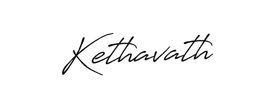 Create a beautiful signature design for name Kethavath. With this signature (Antro_Vectra_Bolder) fonts, you can make a handwritten signature for free. Kethavath signature style 7 images and pictures png