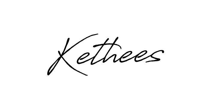 The best way (Antro_Vectra_Bolder) to make a short signature is to pick only two or three words in your name. The name Kethees include a total of six letters. For converting this name. Kethees signature style 7 images and pictures png