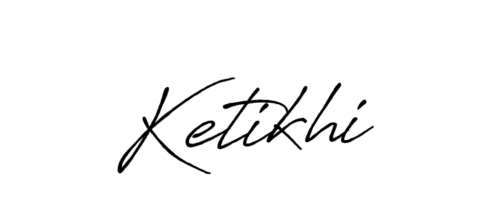Create a beautiful signature design for name Ketikhi. With this signature (Antro_Vectra_Bolder) fonts, you can make a handwritten signature for free. Ketikhi signature style 7 images and pictures png