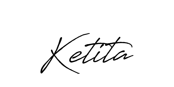 It looks lik you need a new signature style for name Ketita. Design unique handwritten (Antro_Vectra_Bolder) signature with our free signature maker in just a few clicks. Ketita signature style 7 images and pictures png