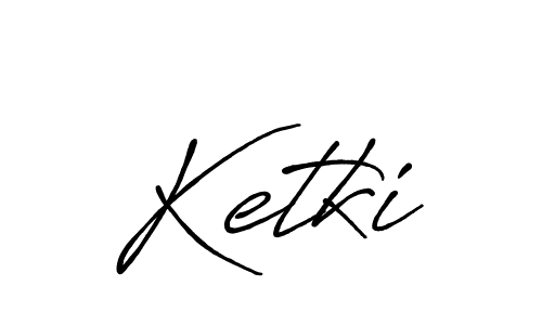 Create a beautiful signature design for name Ketki. With this signature (Antro_Vectra_Bolder) fonts, you can make a handwritten signature for free. Ketki signature style 7 images and pictures png