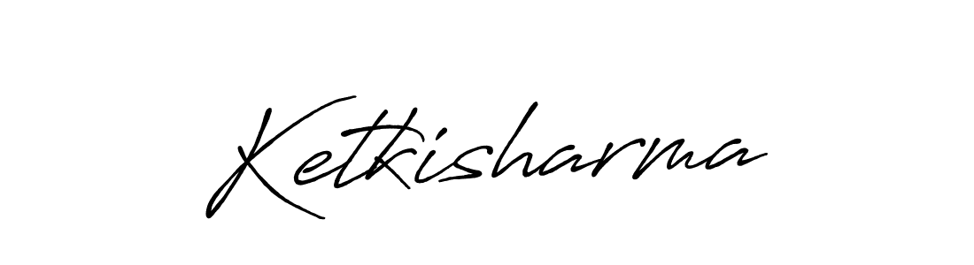 The best way (Antro_Vectra_Bolder) to make a short signature is to pick only two or three words in your name. The name Ketkisharma include a total of six letters. For converting this name. Ketkisharma signature style 7 images and pictures png