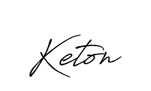 Keton stylish signature style. Best Handwritten Sign (Antro_Vectra_Bolder) for my name. Handwritten Signature Collection Ideas for my name Keton. Keton signature style 7 images and pictures png