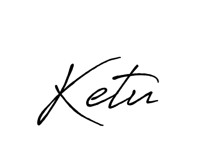 Ketu stylish signature style. Best Handwritten Sign (Antro_Vectra_Bolder) for my name. Handwritten Signature Collection Ideas for my name Ketu. Ketu signature style 7 images and pictures png