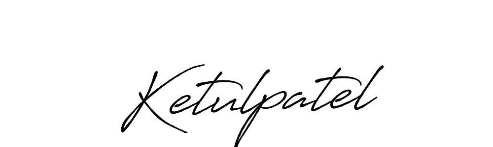 Similarly Antro_Vectra_Bolder is the best handwritten signature design. Signature creator online .You can use it as an online autograph creator for name Ketulpatel. Ketulpatel signature style 7 images and pictures png