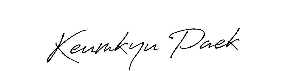 Antro_Vectra_Bolder is a professional signature style that is perfect for those who want to add a touch of class to their signature. It is also a great choice for those who want to make their signature more unique. Get Keumkyu Paek name to fancy signature for free. Keumkyu Paek signature style 7 images and pictures png