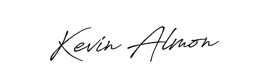 Design your own signature with our free online signature maker. With this signature software, you can create a handwritten (Antro_Vectra_Bolder) signature for name Kevin Almon. Kevin Almon signature style 7 images and pictures png
