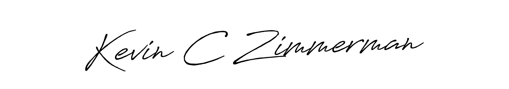 Make a beautiful signature design for name Kevin C Zimmerman. Use this online signature maker to create a handwritten signature for free. Kevin C Zimmerman signature style 7 images and pictures png