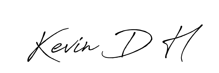 Make a beautiful signature design for name Kevin D H. Use this online signature maker to create a handwritten signature for free. Kevin D H signature style 7 images and pictures png