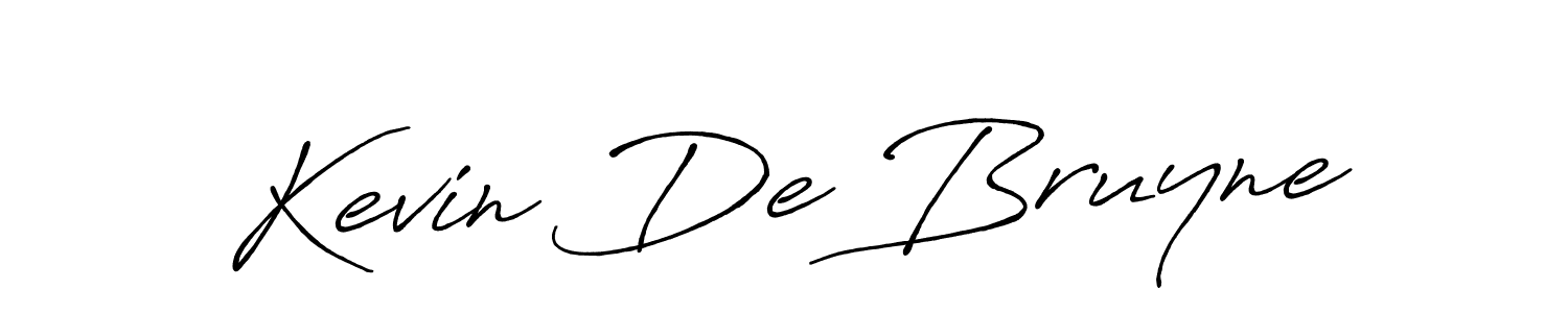 Make a beautiful signature design for name Kevin De Bruyne. With this signature (Antro_Vectra_Bolder) style, you can create a handwritten signature for free. Kevin De Bruyne signature style 7 images and pictures png