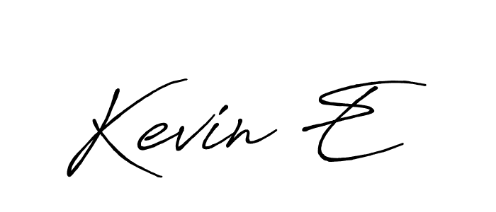 See photos of Kevin E official signature by Spectra . Check more albums & portfolios. Read reviews & check more about Antro_Vectra_Bolder font. Kevin E signature style 7 images and pictures png