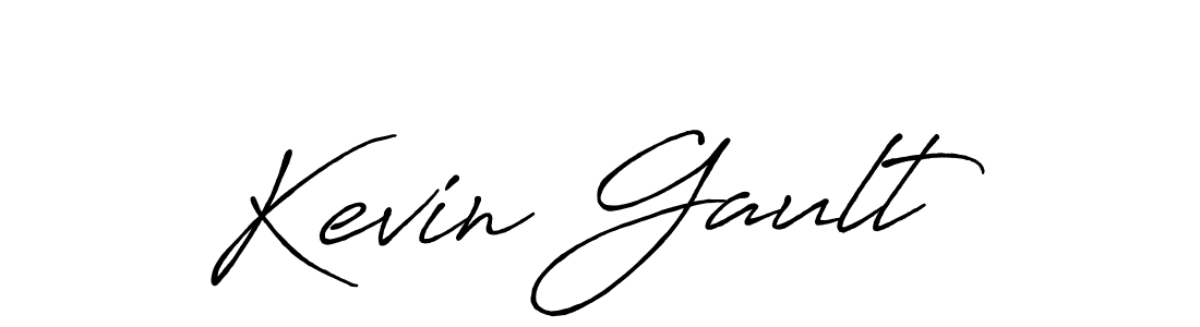 Design your own signature with our free online signature maker. With this signature software, you can create a handwritten (Antro_Vectra_Bolder) signature for name Kevin Gault. Kevin Gault signature style 7 images and pictures png