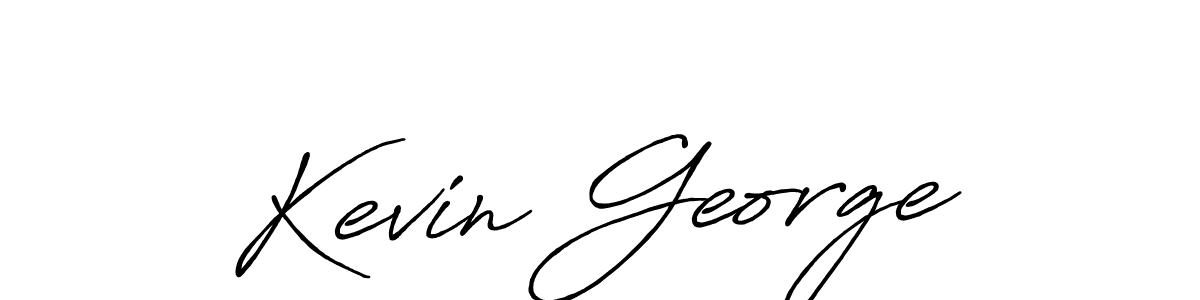 Also we have Kevin George name is the best signature style. Create professional handwritten signature collection using Antro_Vectra_Bolder autograph style. Kevin George signature style 7 images and pictures png