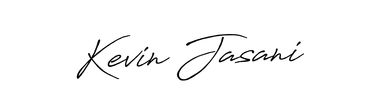 Design your own signature with our free online signature maker. With this signature software, you can create a handwritten (Antro_Vectra_Bolder) signature for name Kevin Jasani. Kevin Jasani signature style 7 images and pictures png